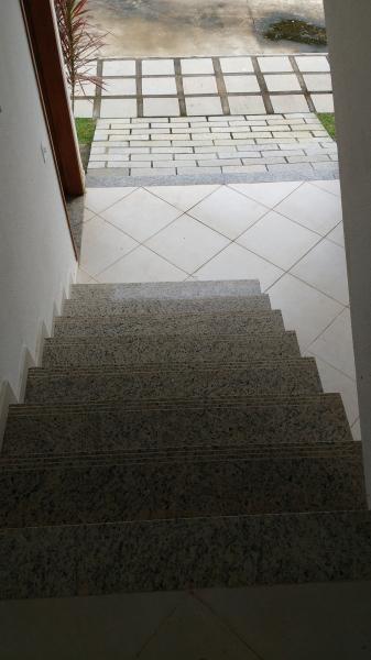 Escada de acesso ao apartamento