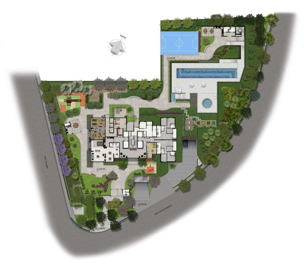 IMPLANTAO LIVING AMPLIADO DE 69M DO APARTAMENTO NATUREZA CLUBE MORUMBI