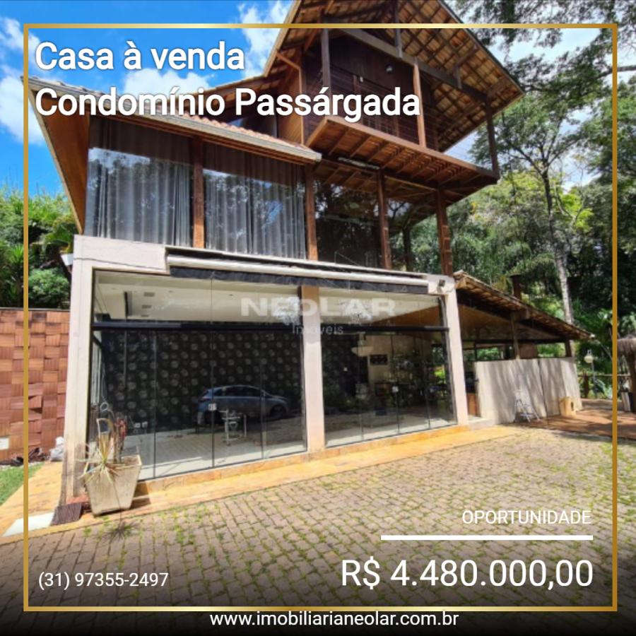 Casa em Condomnio para Venda em Nova Lima, Pasrgada