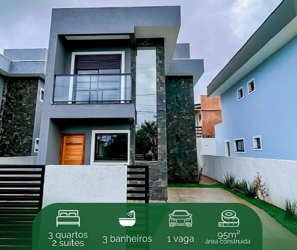 Sobrado para Venda, Florianópolis / SC, bairro Ingleses do Rio Vermelho, 3  dormitórios, sendo 2 suítes, 1 banheiro, 1 vaga de garagem, área total  100,00 m², área construída 88,00 m²