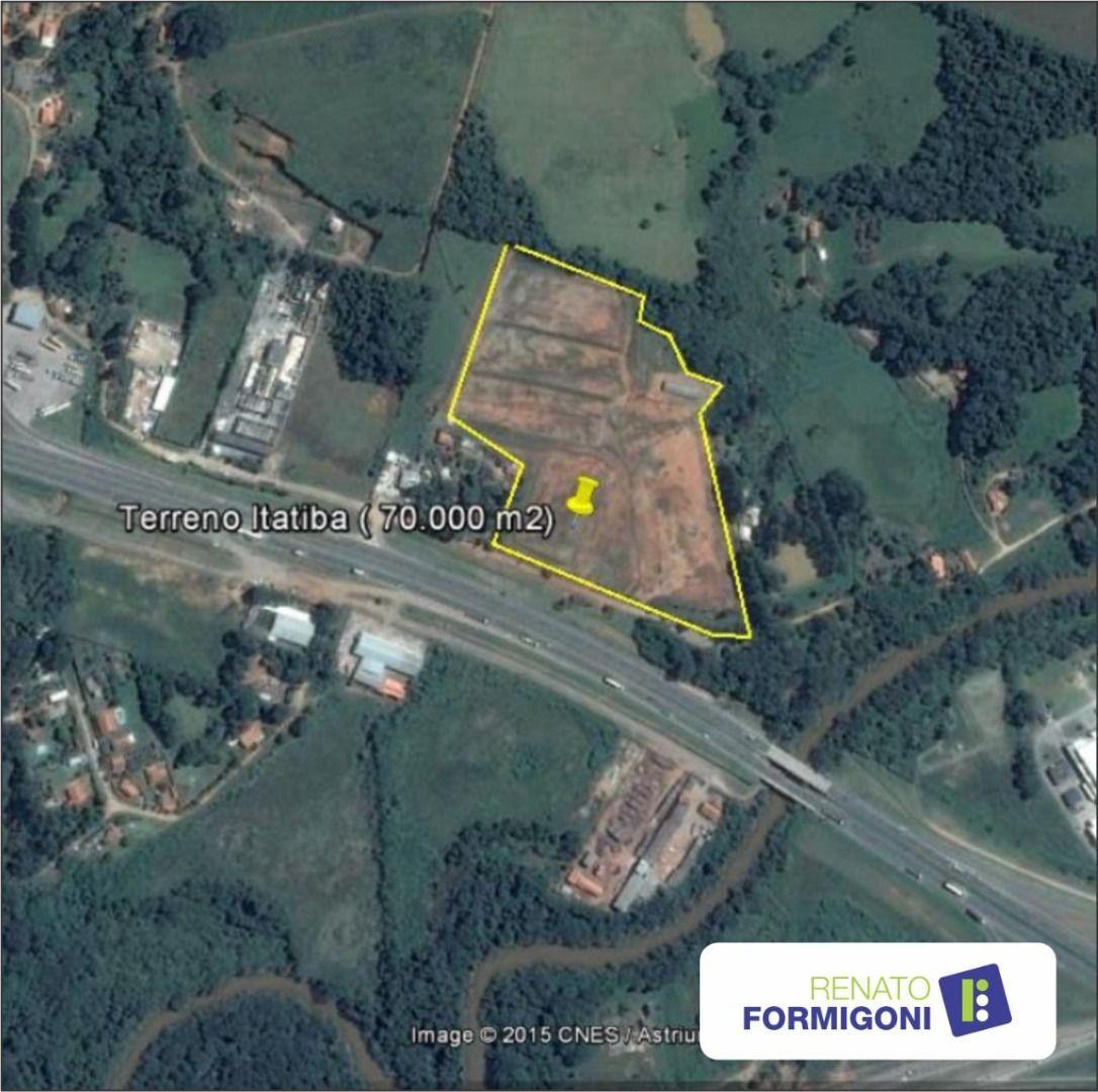 ITATIBA - Área de 70.000 m², à venda com 250 m de frente e acesso para a Rod Dom Pedro I.