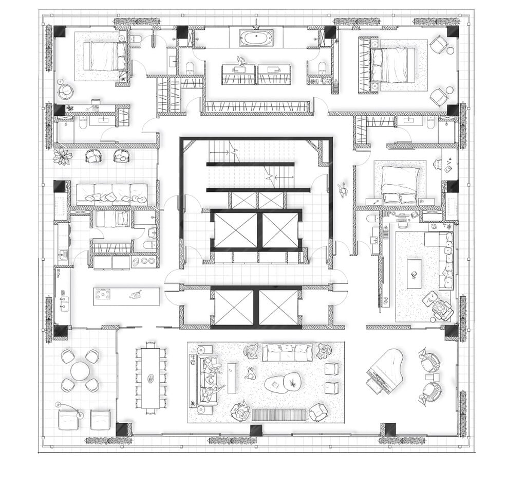 Planta 04 - 3 dorm 500m - juno