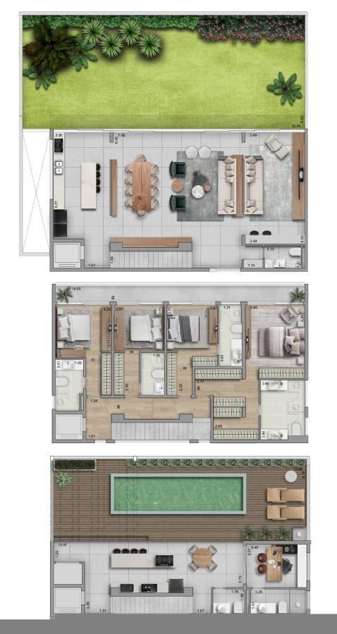 Planta 01 - 4 dorm 759,73m