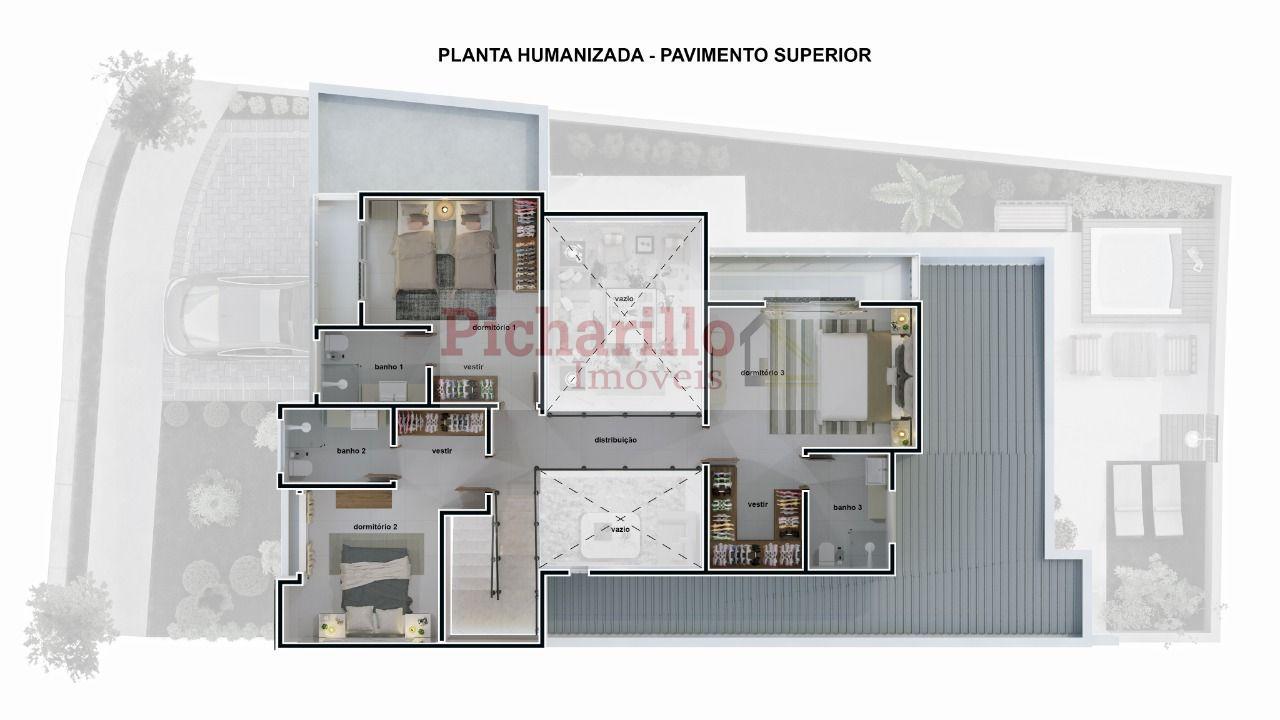Casa com 3 suítes à venda, 249 m² por R$ 1.350.000 - Village Damha 4 - São Carlos/SP