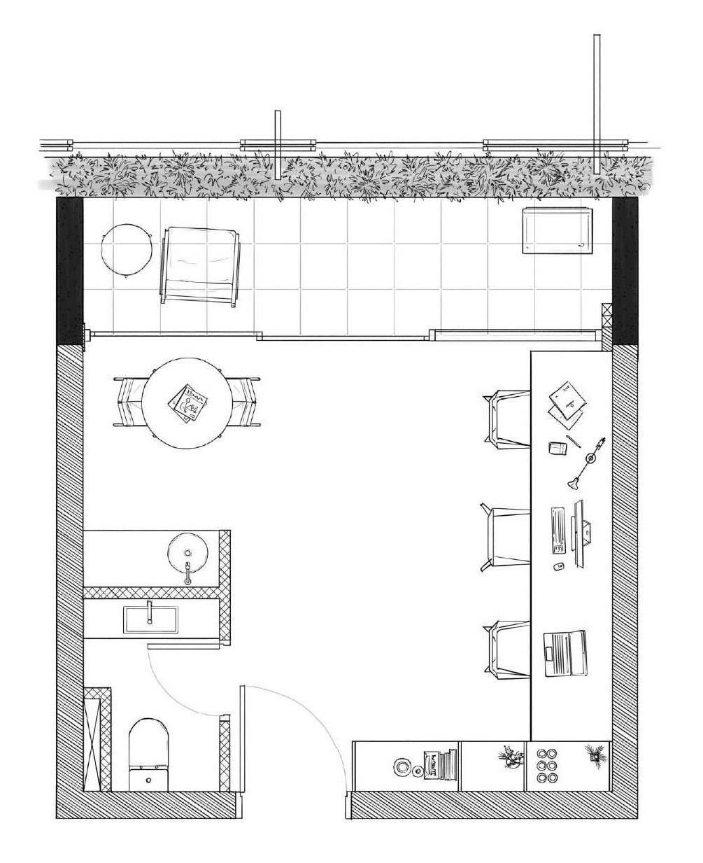 Planta 01 - 25 87m - sala