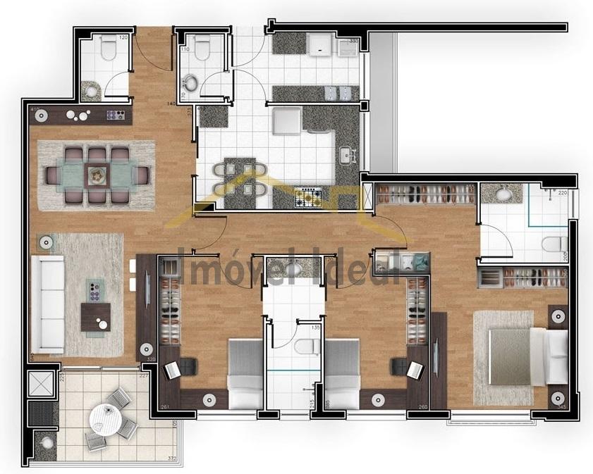 Planta 03 - 3 dorm 122 55m