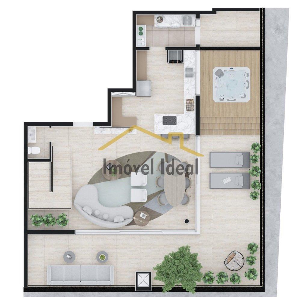 Planta 18 - 3 dorm 239m - cobertura duplex - superior