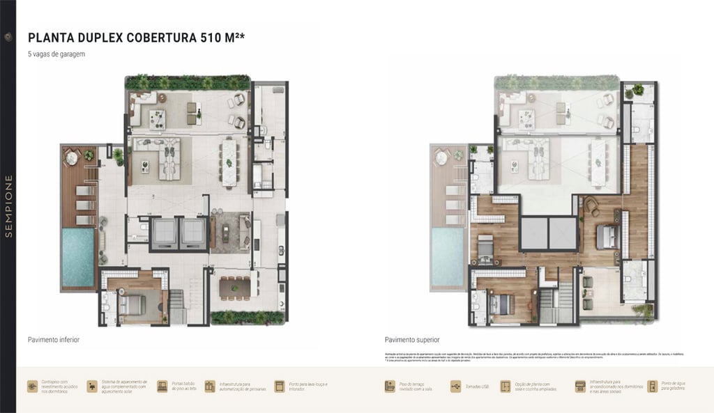 Planta 09 - 4 dorm 510m - cobertura duplex