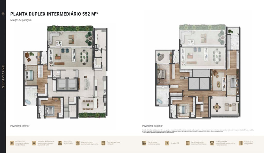 Planta 11- 5 dorm 552m - duplex