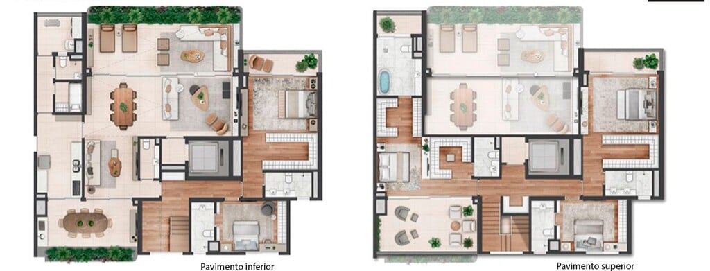 Planta 14 - 5 dorm 455m - duplex