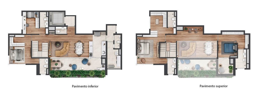 Planta 05 - 4 dorm 244m - duplex