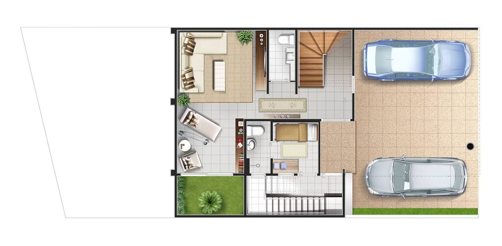 Planta 01 - 4 dorm 300 04m