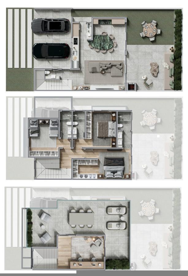 Planta 02 - 3 dorm 242m