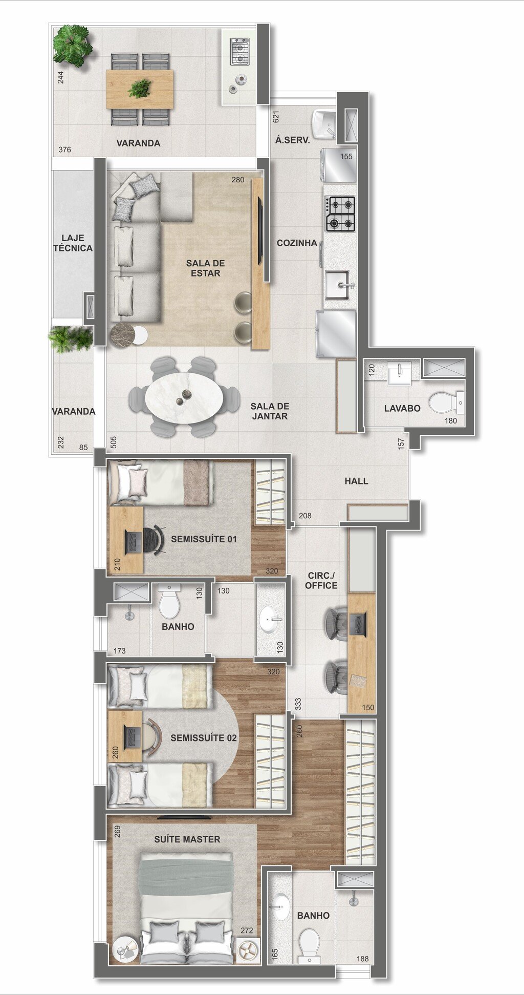 Planta 10 - 3 dorm 94,49m