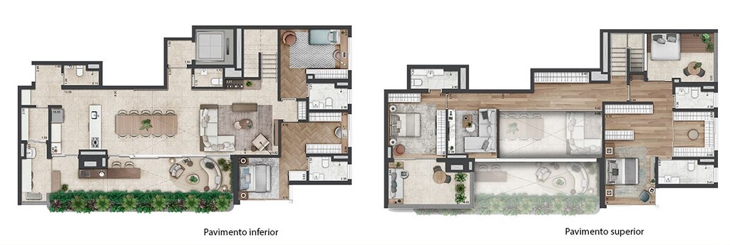 Planta 07 - 4 dorm 325m - duplex