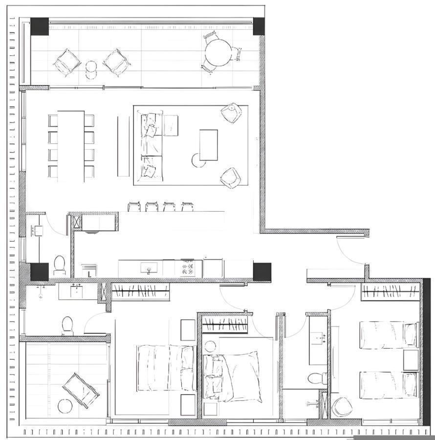 Planta 04 - 3 dorm 146,03m