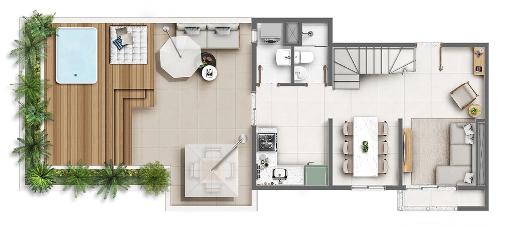 Planta 08 - 3 dorm 129 19m - duplex - inferior