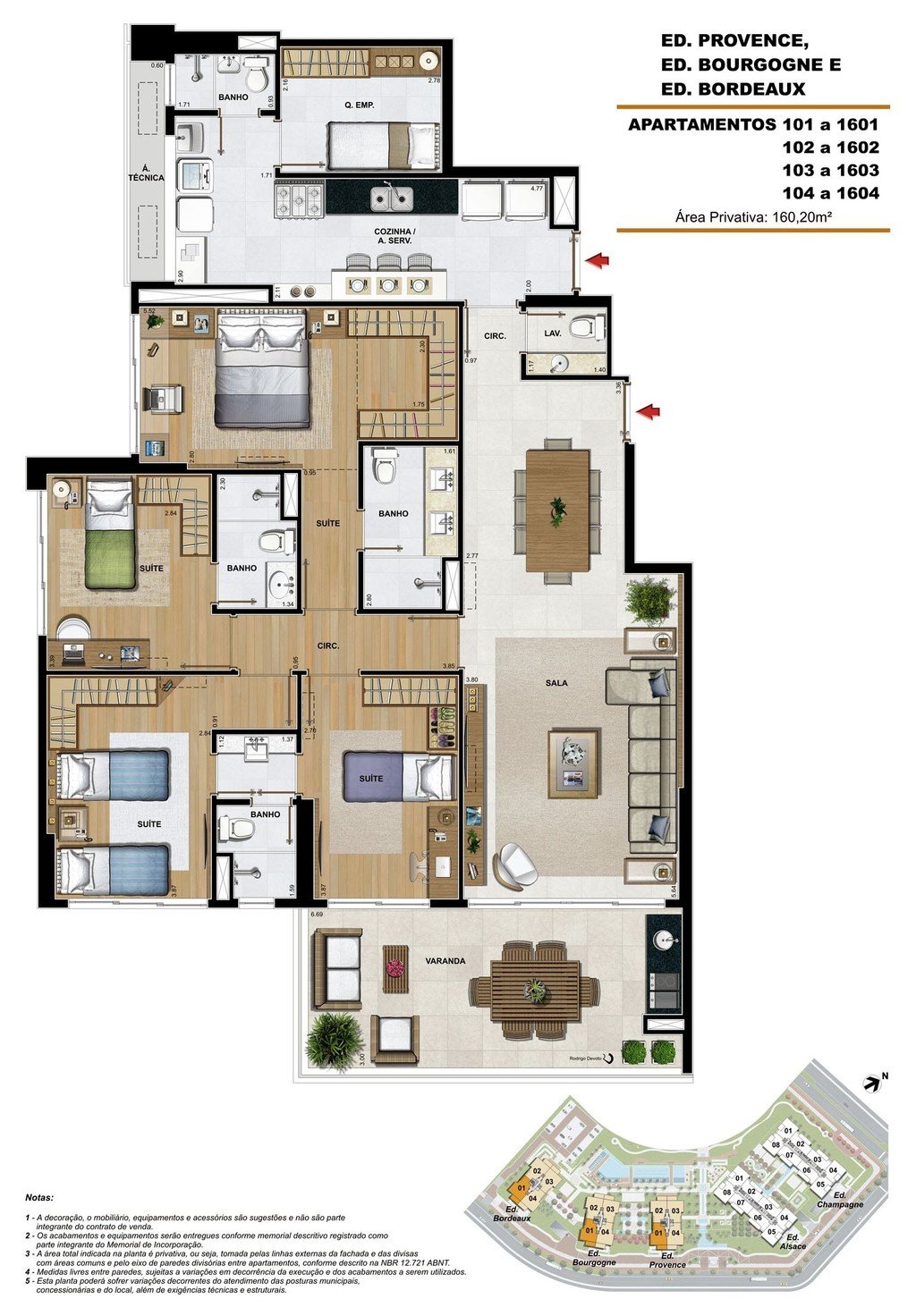 Planta 03 - 4 dorm 160 20m