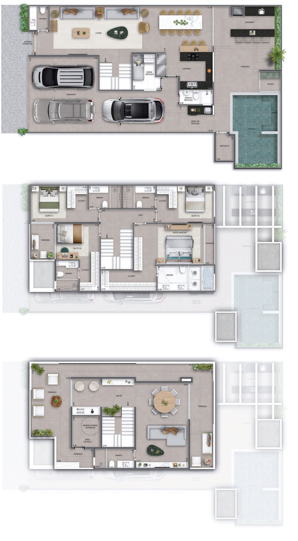 Planta 03 - 4 dorm 337 60m