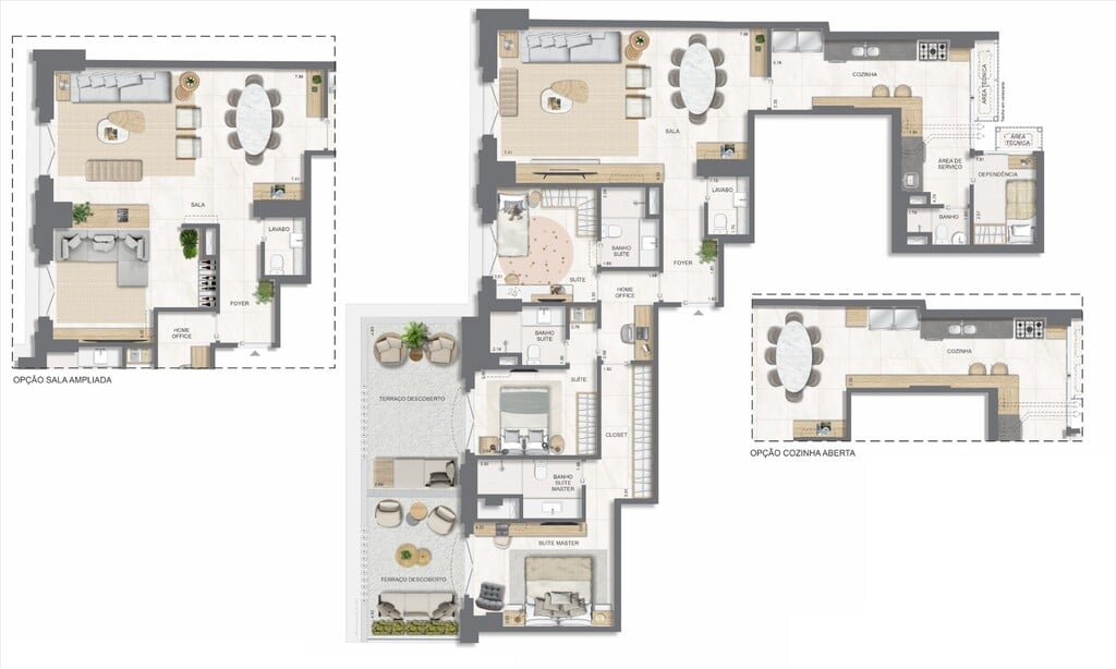 Planta 16 - 3 dorm 177 45m