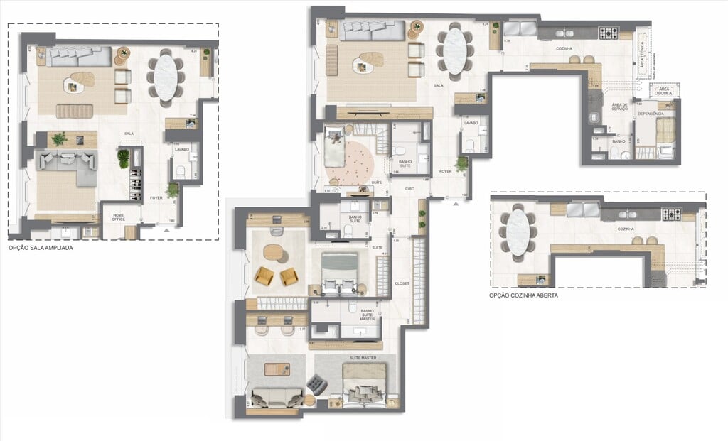 Planta 17 - 3 dorm 178 52m