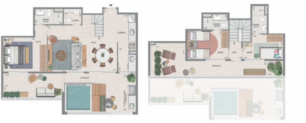 Planta 03 - 3 dorm 148 18m - duplex