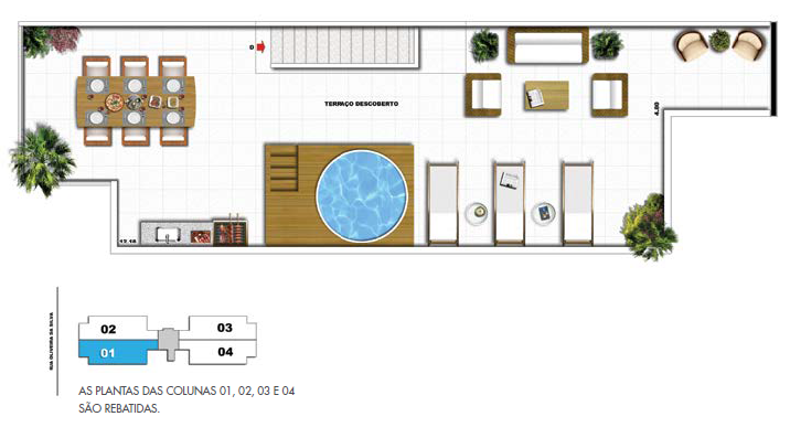 Planta 07 - 2 dorm 140 35m - cobertura duplex - superior