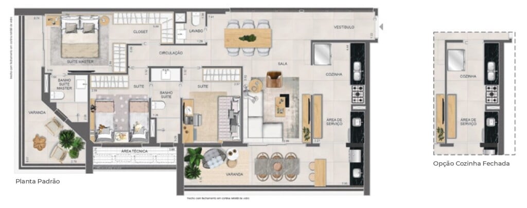 Planta 03 - 3 dorm 119 40m