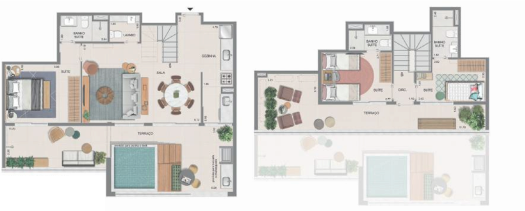 Planta 03 - 3 dorm 148 18m - duplex