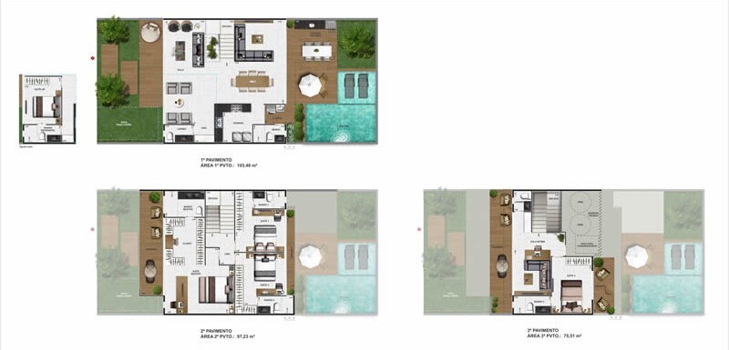 Planta 04 - 4 dorm 276m