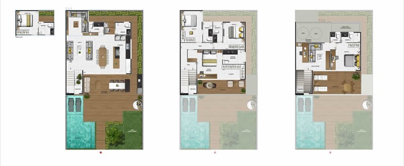 Planta 01 - 4 dorm 253m