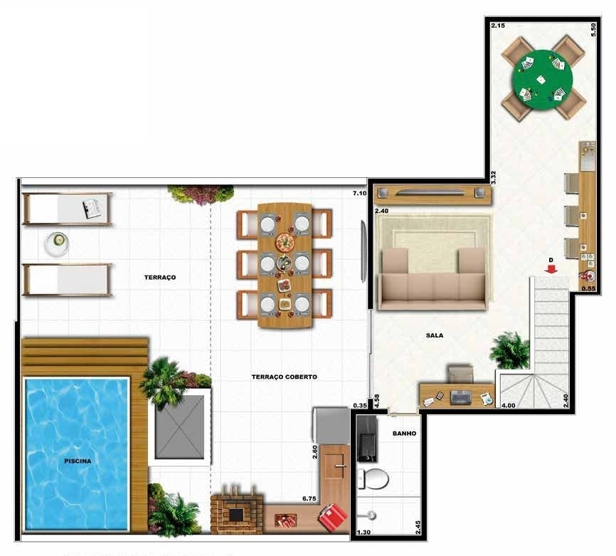 Planta 11 - 2 dorm 151 93m - cobertura duplex - superior