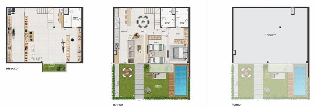 Planta 20 - 2 dorm 196,66m - garden