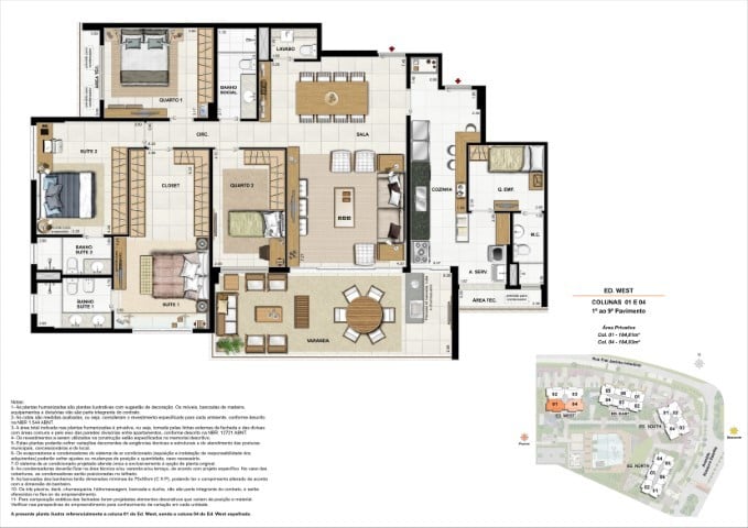 Planta 14 - 4 dorm 184 81m