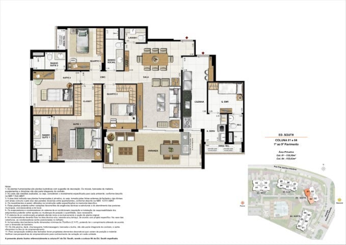 Planta 10 - 4 dorm 153 55m