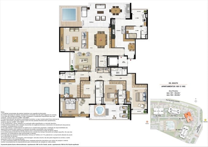 Planta 09 - 4 dorm 308 84m