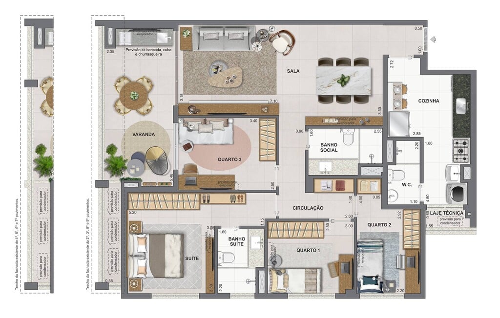 Planta 13 - 4 dorm 117,41m