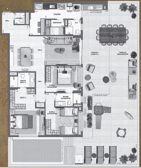 Planta 29 - 3 dorm 232 33m - garden