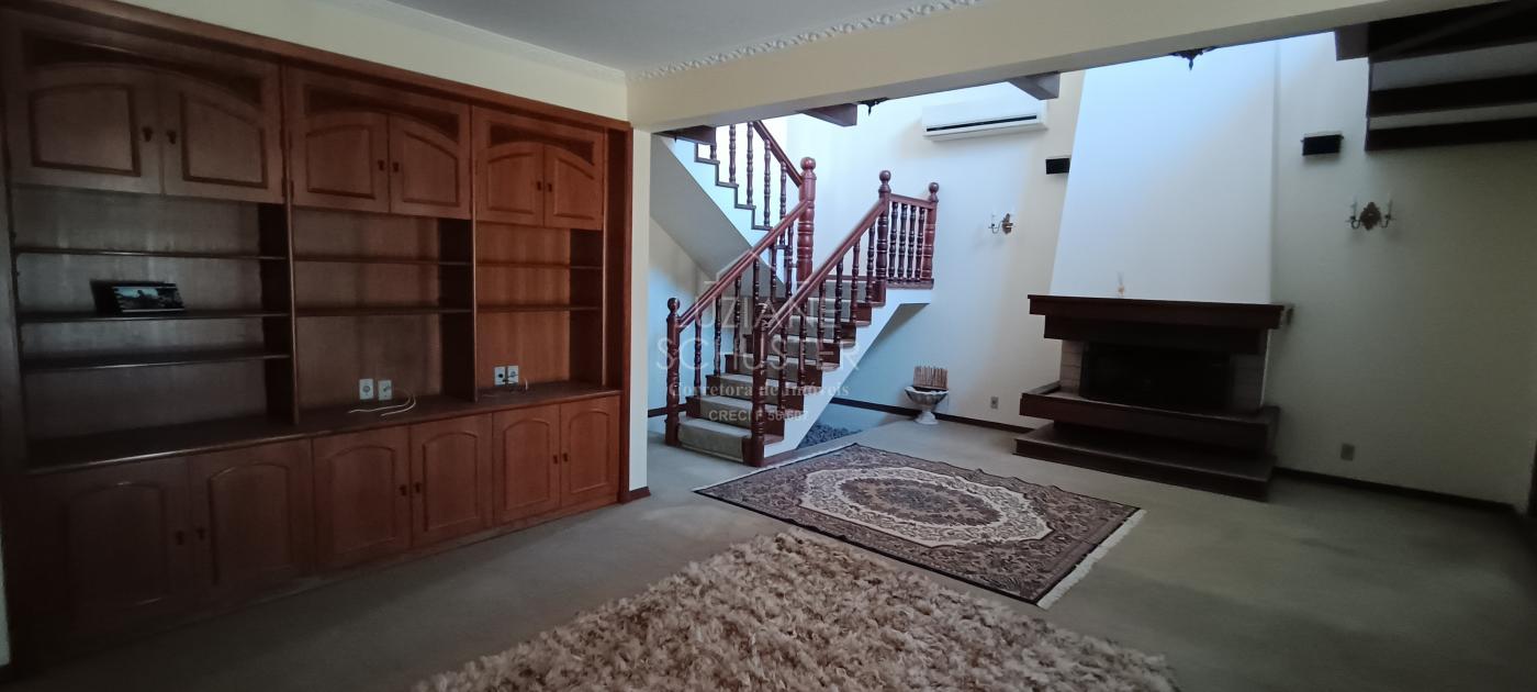 Sala com lareira
