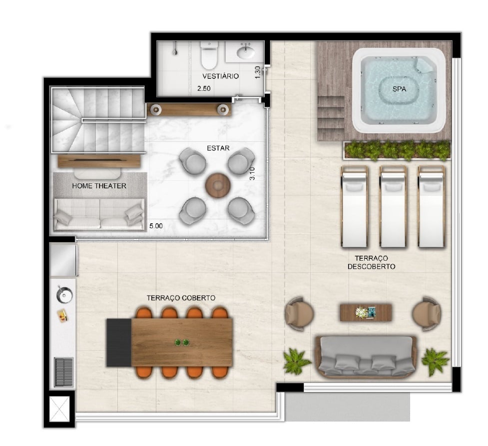 Planta 06 - 182 35m - duplex superior