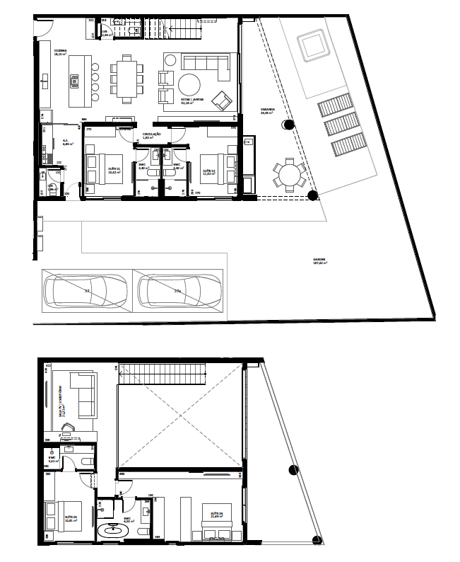 Planta 11 - 4 dorm 218m - garden