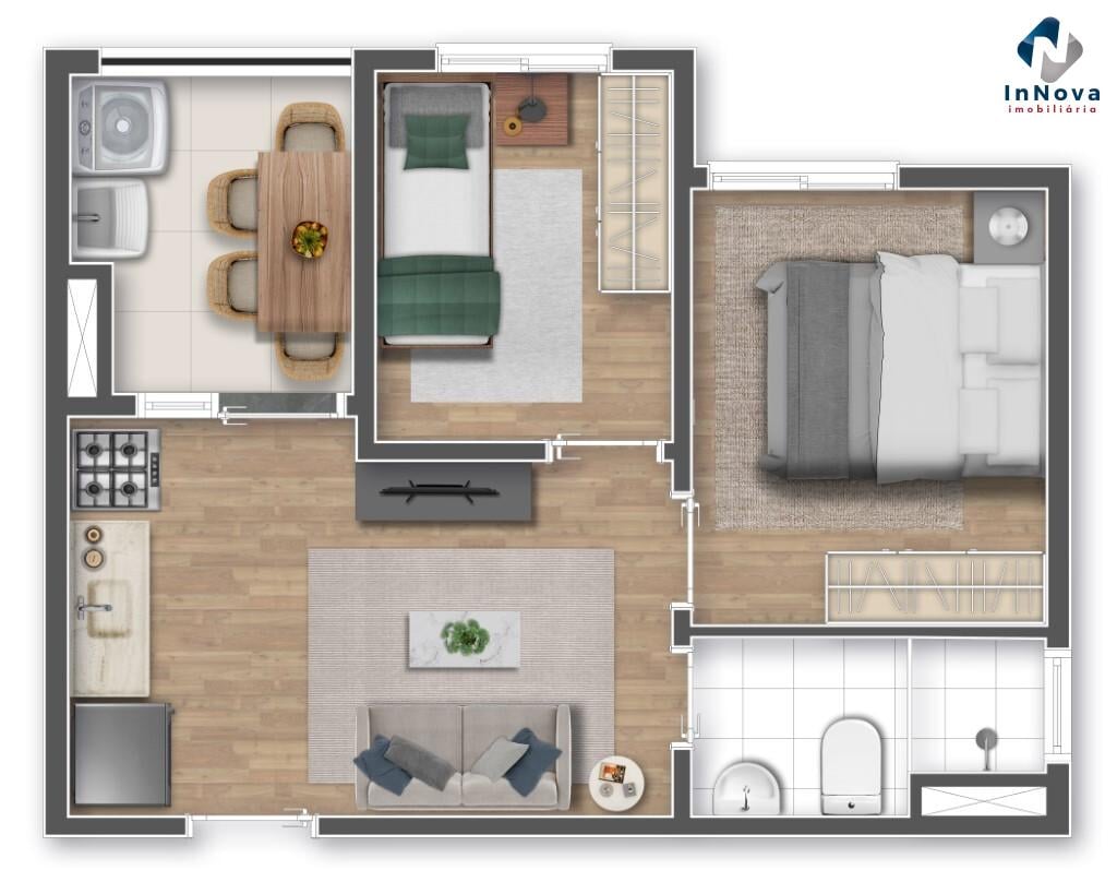 Planta 06 - 2 dorm 35,98m