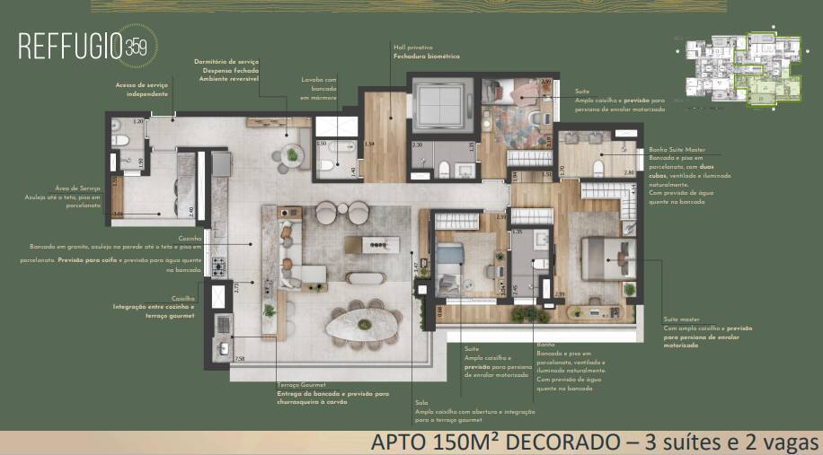 Planta 04 - 3 dorm 150m - opo 1