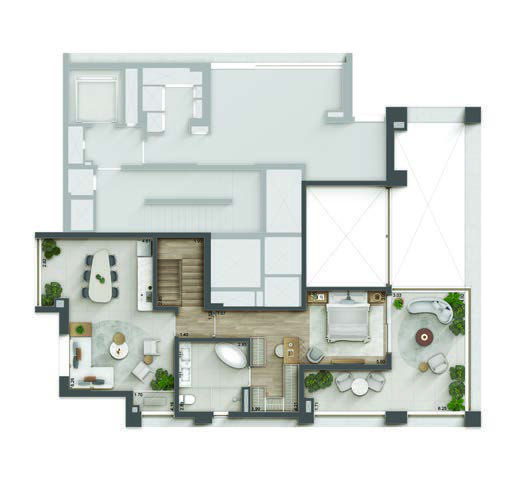 Planta 05 - 4 dorm 276m - duplex - superior