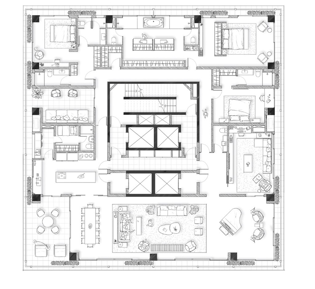 Planta 04 - 3 dorm 500m - juno