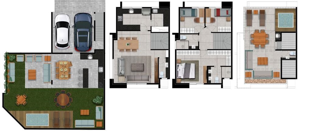 Planta 03 - 3 dorm 276 45m