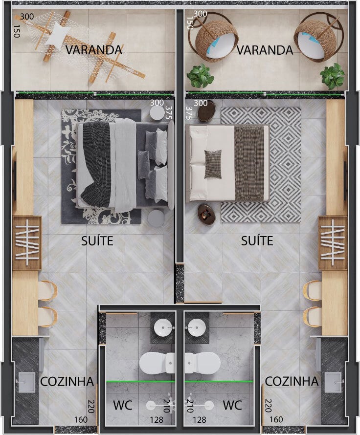 Planta 03 - 2 dorm 50m - juno