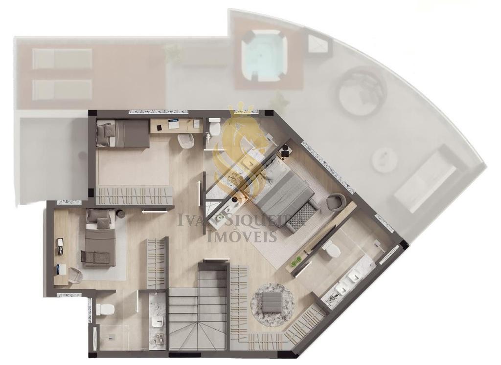 Planta 09 - 3 dorm 228 90m - cobertura duplex - superior