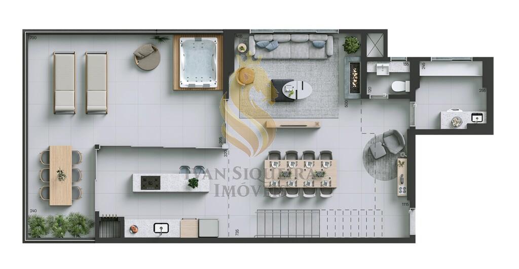 Planta 13 - 3 dorm 217m - cobertura duplex - inferior