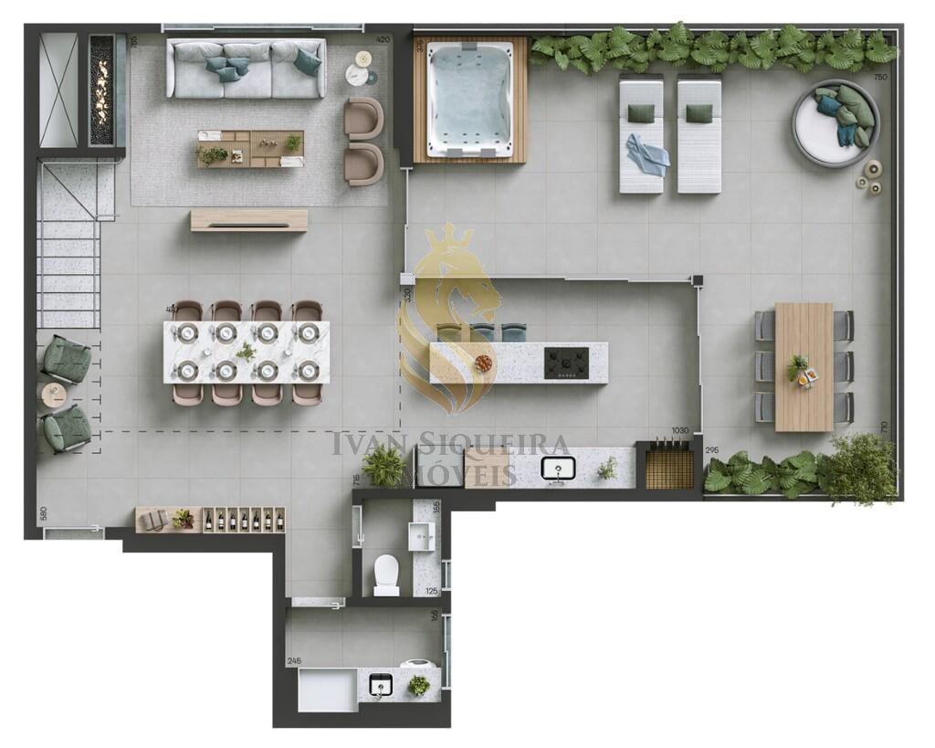 Planta 11 - 3 dorm 210m - cobertura duplex - inferior